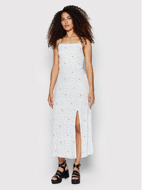 Tommy Jeans Tommy Jeans Rochie de vară Printed DW0DW12883 Alb Regular Fit