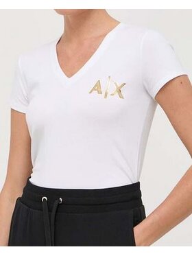 Armani Exchange Armani Exchange T-Shirt 6RYT55 YJDTZ 1000 Biały Regular Fit
