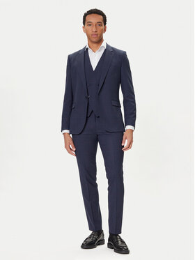HUGO HUGO Garnitur Arti/Hesten242V1X 50547314 Granatowy Extra Slim Fit