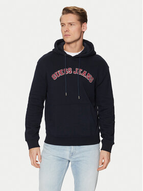 Guess Jeans Guess Jeans Džemperis M5RQ44 KCPR1 Tamsiai mėlyna Regular Fit