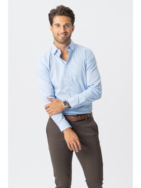 TeeShoppen TeeShoppen Koszula 'Perform Collection' Niebieski Regular Fit