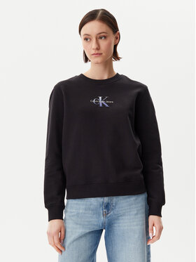 Calvin Klein Jeans Calvin Klein Jeans Bluză Gradient Monologo J20J225360 Negru Regular Fit