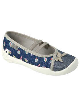 Befado Befado Kapcie 116-X294 Granatowy