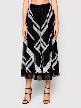 TWINSET TWINSET Tilla svārki 221TP2173 Melns Regular Fit