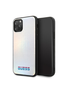 Guess Guess Etui na telefon iPhone 11 Pro Srebrny
