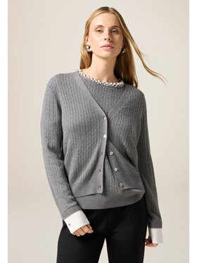 Oltre Oltre Maglione M332J005072N013 Grigio Slim Fit