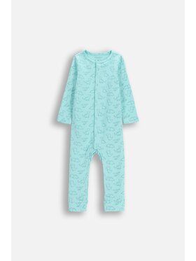 Coccodrillo Coccodrillo Pajac WC6404204PJS-013 Turkusowy Regular Fit