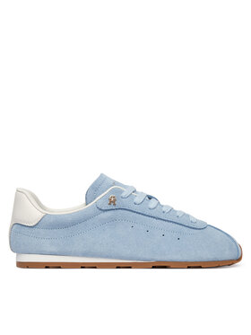 Tommy Hilfiger Tommy Hilfiger Sneakersy Th Bella Low Runner Suede FW0FW09189 Błękitny