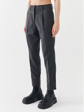 Weekend Max Mara Weekend Max Mara Kalhoty z materiálu Freccia 23513611 Šedá Slim Fit