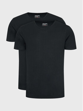 Blend Blend Σετ 2 T-Shirts Dinton 701996 Μαύρο Slim Fit