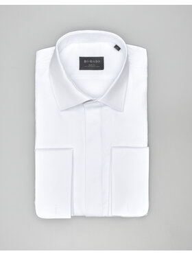 Borgio Borgio Koszula fabrizia 00572 Biały Slim Fit