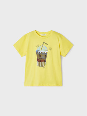 Mayoral Mayoral T-shirt 3014 Žuta Regular Fit