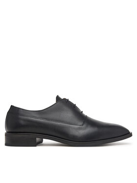 Calvin Klein Calvin Klein Pusbačiai Slim Ess Oxford Lth HM0HM02274 Juoda