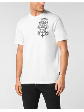 PHILIPP PLEIN PHILIPP PLEIN T-Shirt 24531 Biały Regular Fit
