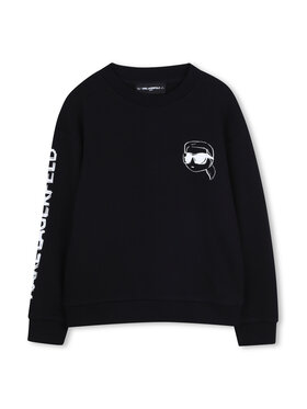 Karl Lagerfeld Kids Karl Lagerfeld Kids Μπλούζα Z31088 Μαύρο Regular Fit