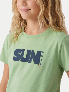 Roxy Roxy T-Shirt Orchid Art ERGZT04142 Πράσινο Regular Fit
