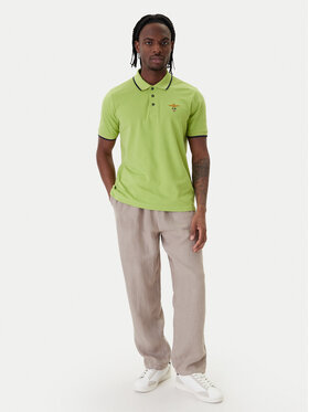 Aeronautica Militare Aeronautica Militare Polo särk 261PO1308UP00082 Roheline Regular Fit