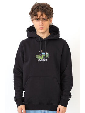 Kamuflage Kamuflage Bluza Pull Up Czarny Comfort Fit