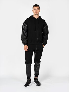 Les Hommes Les Hommes Μπλούζα LBH1000700F Μαύρο Regular Fit