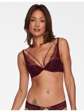 Esotiq Esotiq Biustonosz push-up 39928-93X Fioletowy