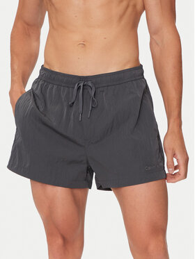 Calvin Klein Swimwear Calvin Klein Swimwear Szorty kąpielowe KM0KM01048 Szary Regular Fit
