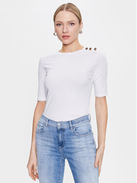 Marella Marella Bluză Fauna 2339710434 Alb Slim Fit