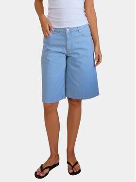 TeeShoppen TeeShoppen Szorty jeansowe 'Basic Collection' Niebieski Regular Fit