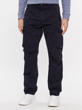 Boss Boss Pantaloni din material Sista-Cargo-1 50509100 Bleumarin Regular Fit