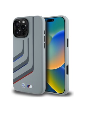 BMW Motorsport BMW Motorsport Etui na telefon Silicone Turning Lines Szary