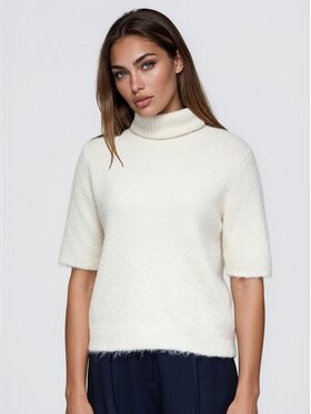 Ombre Ombre Rolák OW-SW-E0049 Světle béžová Regular Fit