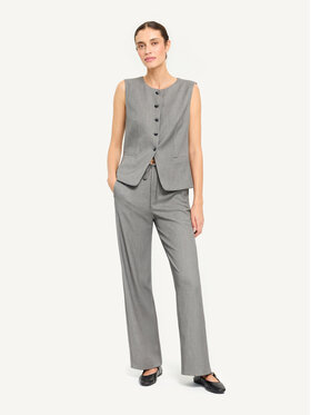 KMX KMX Kamizelka 192930017 Szary Fitted Fit