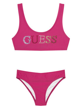 Guess Guess Jednodílné plavky J6GZ28 KCA60 Tmavě růžová