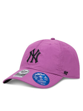 47 Brand 47 Brand Czapka z daszkiem MLB New York Yankees brrr ’47 CLEAN UP B-BRRRC17BBU Fioletowy