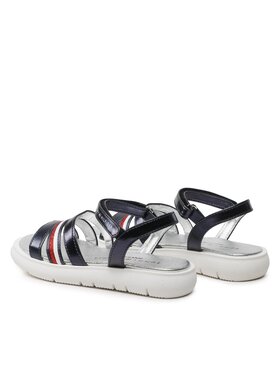 Tommy Hilfiger Sandale Stripes Velcro T4A2-32771-1372 S Tamnoplava