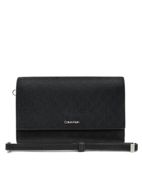 Calvin Klein Calvin Klein Duży Portfel Damski Ck Must Xl Trifold W/Wristel_Mn K60K612940 Czarny