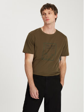 Cross Jeans Cross Jeans T-Shirt 16090-002 Khaki Regular Fit