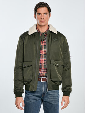 BIG STAR BIG STAR Kurtka zimowa GETNEW Zielony Basic Fit