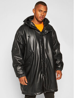 MSGM MSGM Giacca in similpelle 2940MH20 207652 Nero Regular Fit
