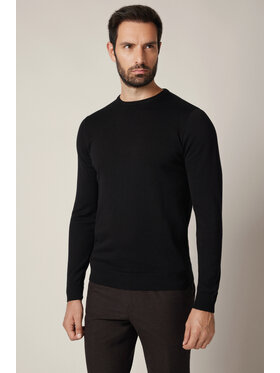 Lancerto Lancerto Sweter Joakim SW073225000048 Czarny Regular Fit