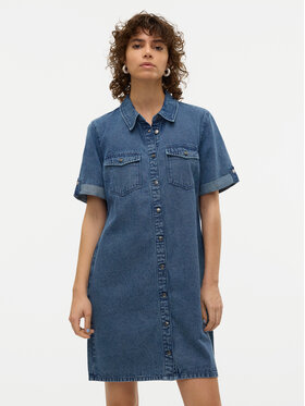 Vero Moda Vero Moda Džínsové šaty Jennie 10309665 Modrá Regular Fit