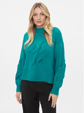 YAS YAS Πουλόβερ 26031213 Τυρκουάζ Regular Fit