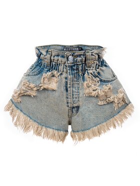MissDenim MissDenim Szorty jeansowe Elastic Band Kolorowy Regular Fit