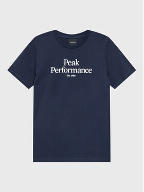 Peak Performance Peak Performance T-Shirt Jr Original G77697300 Granatowy Regular Fit