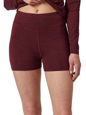 Huber Huber Szorty materiałowe 16486 Bordowy Slim Fit