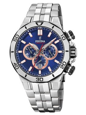 Festina Festina Zegarek F20448/1 Srebrny
