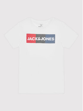 Jack&Jones Junior Jack&Jones Junior T-Shirt 12152730 Biały Regular Fit
