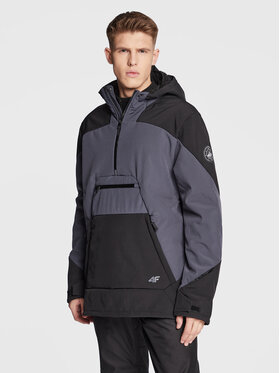 4F 4F Snieglenčių striukė H4Z22-SFM002F Juoda Relaxed Fit