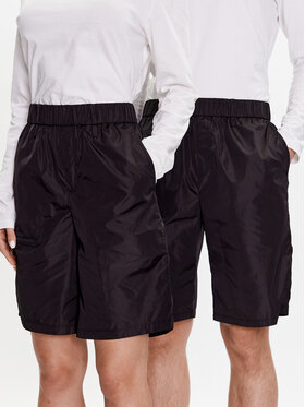 Rains Rains Шорти от плат 18920 Черен Regular Fit