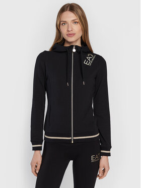 EA7 Emporio Armani EA7 Emporio Armani Mikina 6LTM07 TJCQZ 1200 Černá Regular Fit