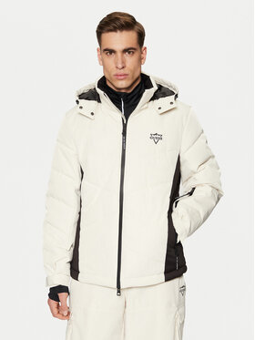 Guess Guess Slidinėjimo striukė M4PL3U WH0K0 Écru Regular Fit